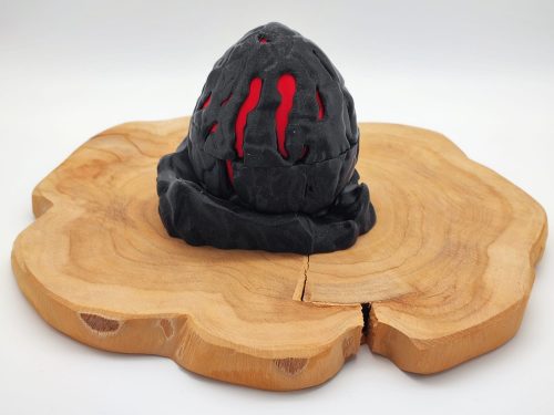 Magma-Ei – Kunstvolle Nachbildung vulkanischer Energie