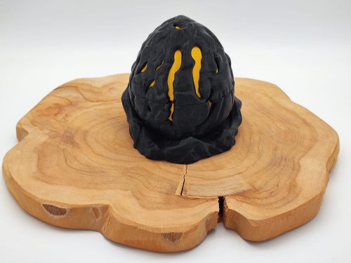 Magma-Ei – Kunstvolle Nachbildung vulkanischer Energie