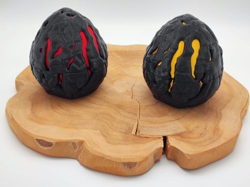 Magma-Ei – Kunstvolle Nachbildung vulkanischer Energie