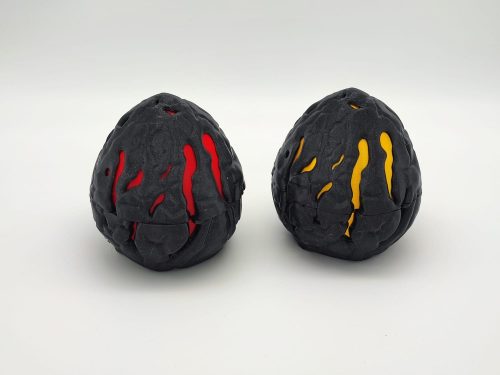 Magma-Ei – Kunstvolle Nachbildung vulkanischer Energie